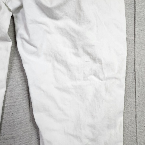 Eddie Bauer Womens Size T16 White Curvy Crop Capri Denim Jeans - Picture 13 of 14